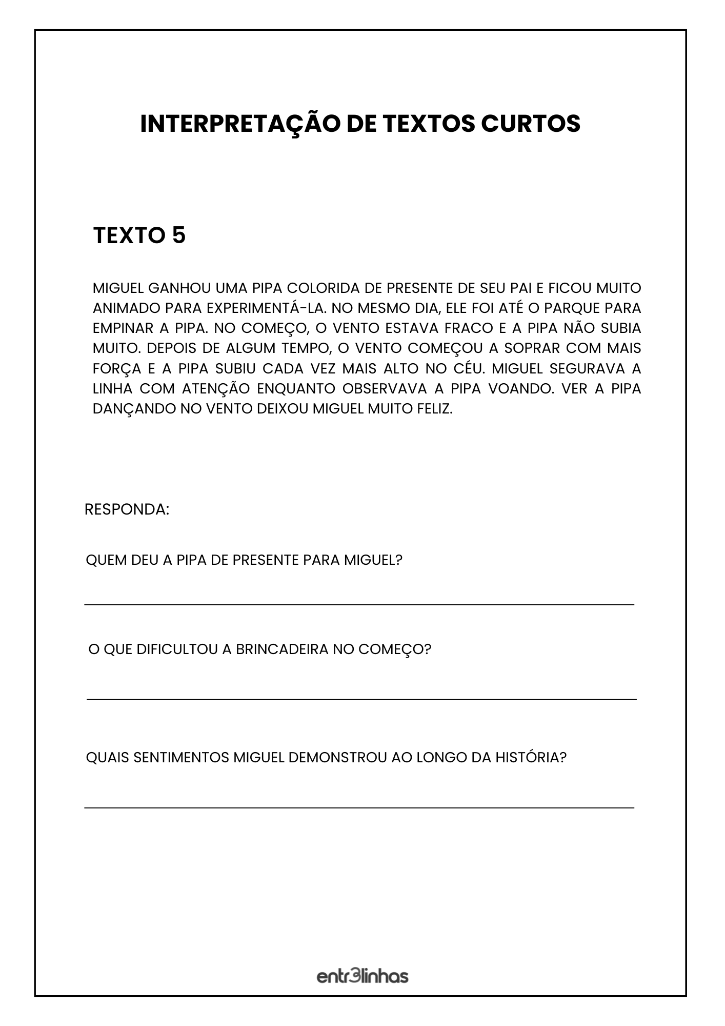 Material EntreLinhas